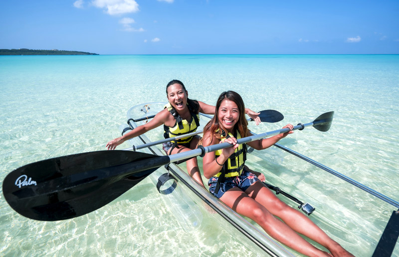 [Okinawa / Miyakojima Recommended Shop] Featured plan starting in December 2019! Cruising the most beautiful sea in the Orient with a clear kayak!